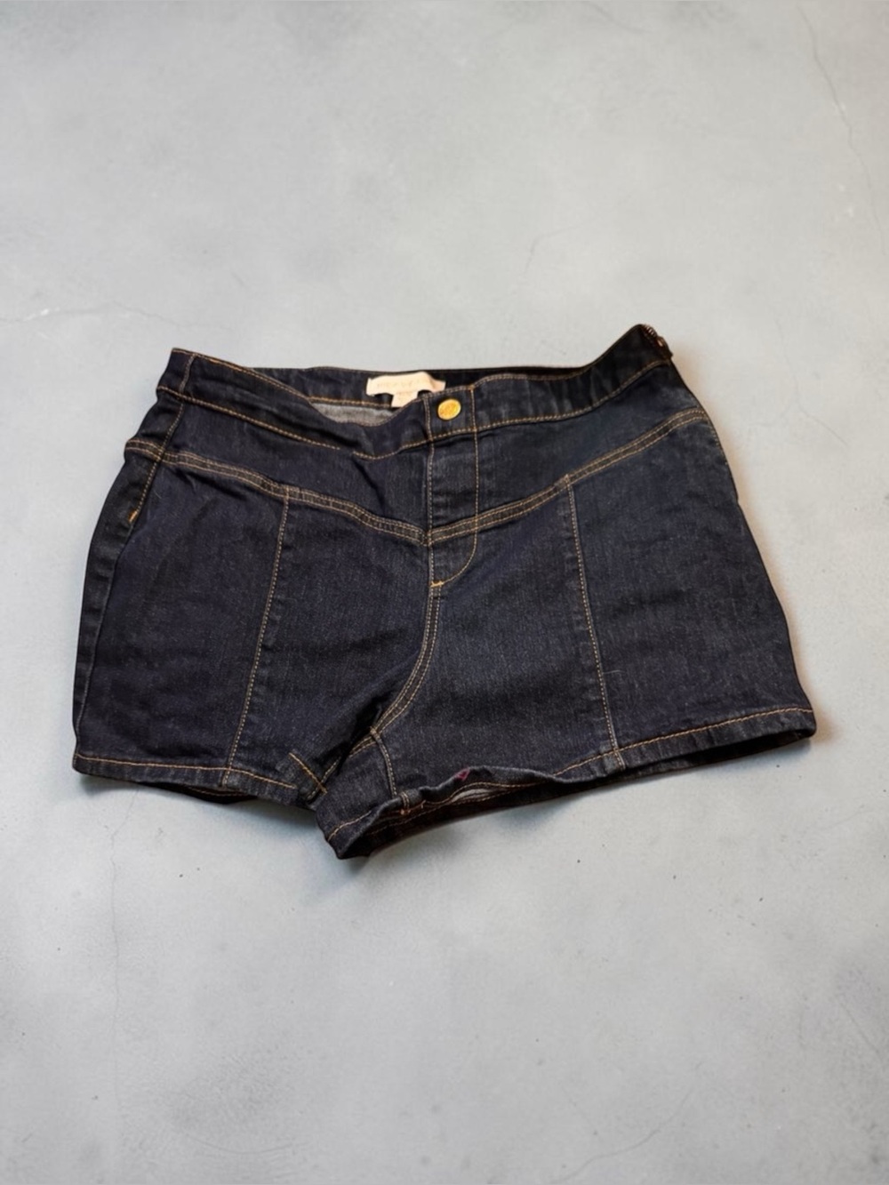 Nicki Minaj High-Rise Denim Shorts | Side Zip | Size 11/12